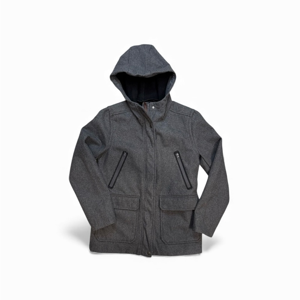 Woolrich Seasons‎ Change Gray XS jacket Chore Barn Workwear Outdoor Wool Blend